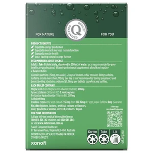 (PRE ORDER) Nature's Own Magnesium + Energy Effervescent 60 Tablets shelf life 2yrs